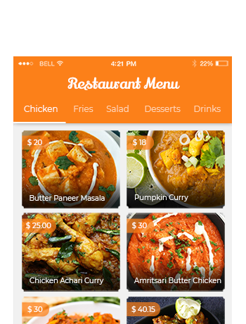 food ordering app