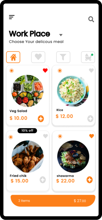 food ordering app