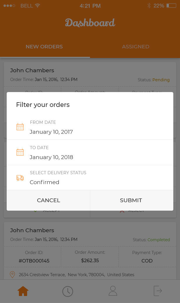 Filter Orders